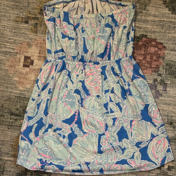 Lilly Pulitzer Windsor strapless dress size XL - Picture 3 of 5
